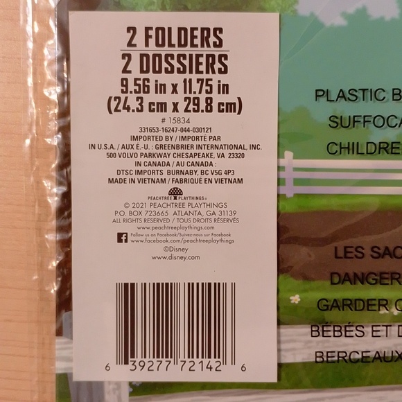 $5 2 Disney Mickey Mouse Goofy Binder File Folders - Picture 8 of 8